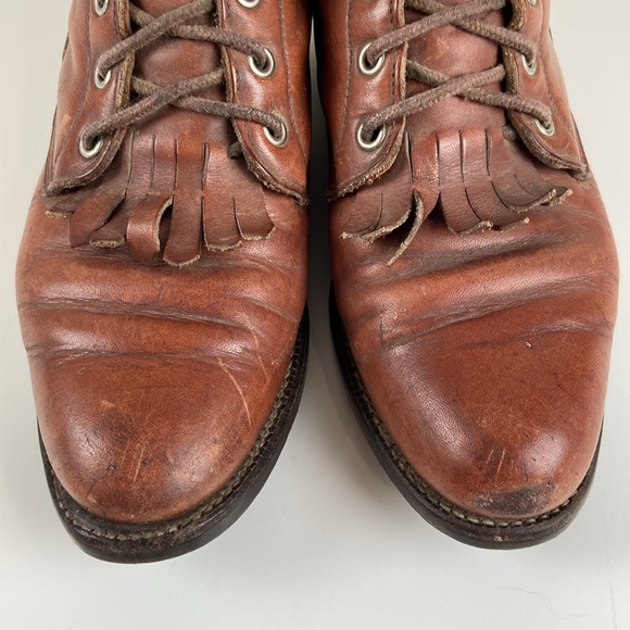 Justin Vintage Paddock Heritage Brown Leather Boots Womens 6.5 B - Picture 6 of 11